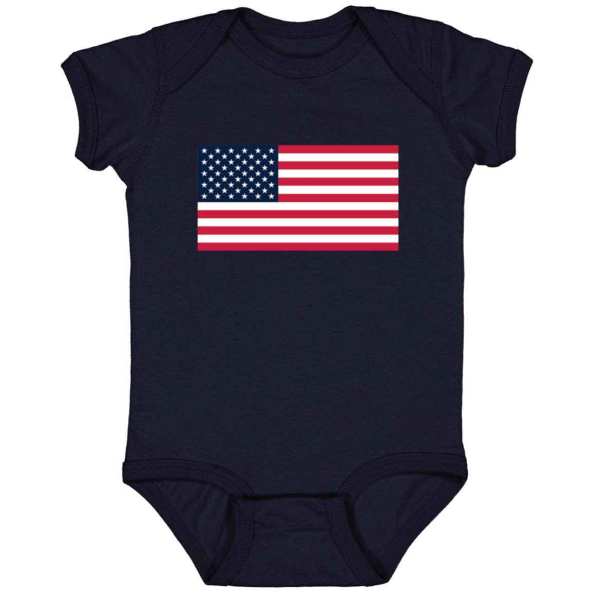 Infant Americana Jersey Bodysuit