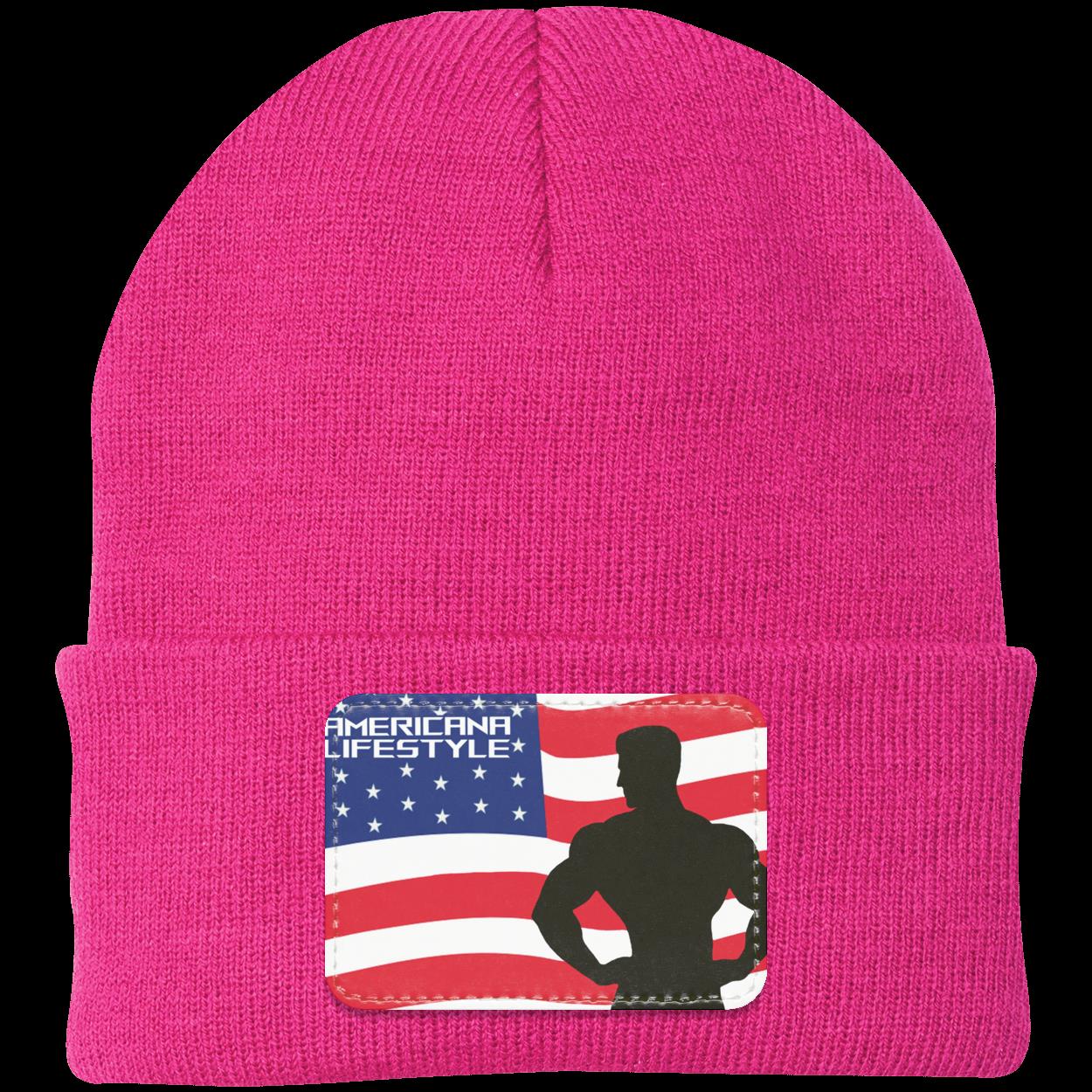 Knit Cap Patch Beanie