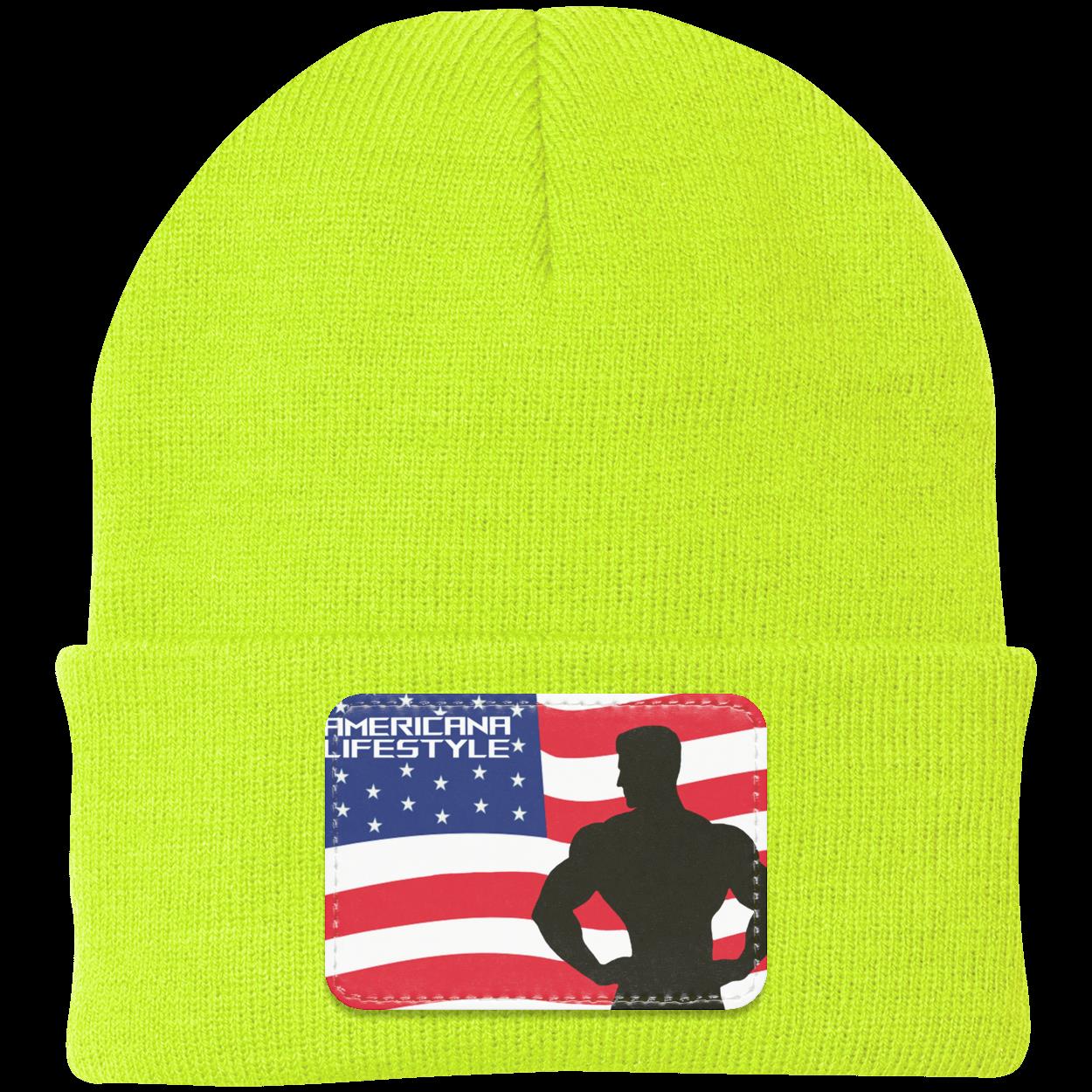 Knit Cap Patch Beanie