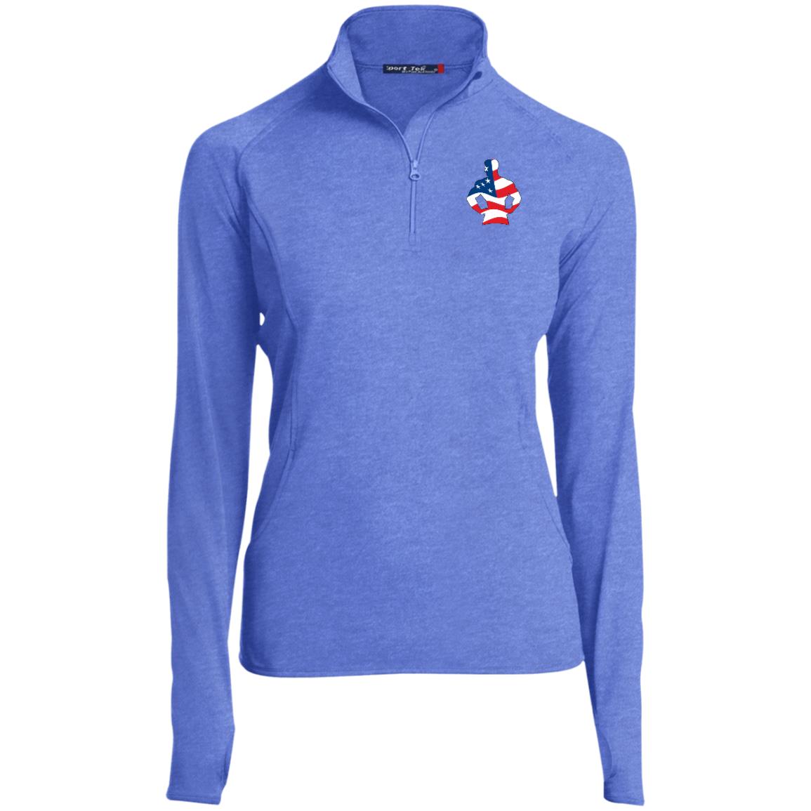 Ladies 1/2 Zip Americana Pullover