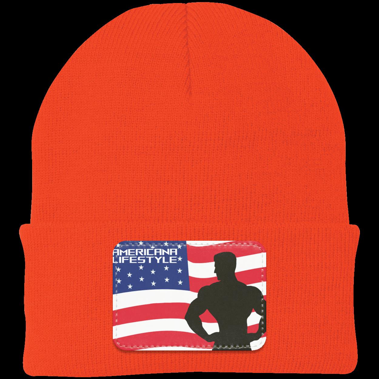 Knit Cap Patch Beanie