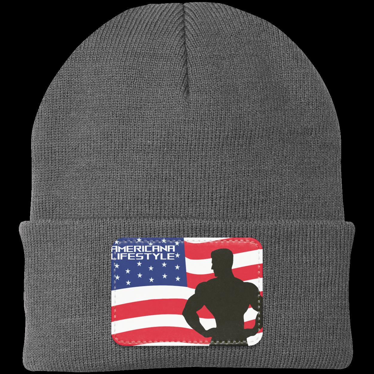 Knit Cap Patch Beanie