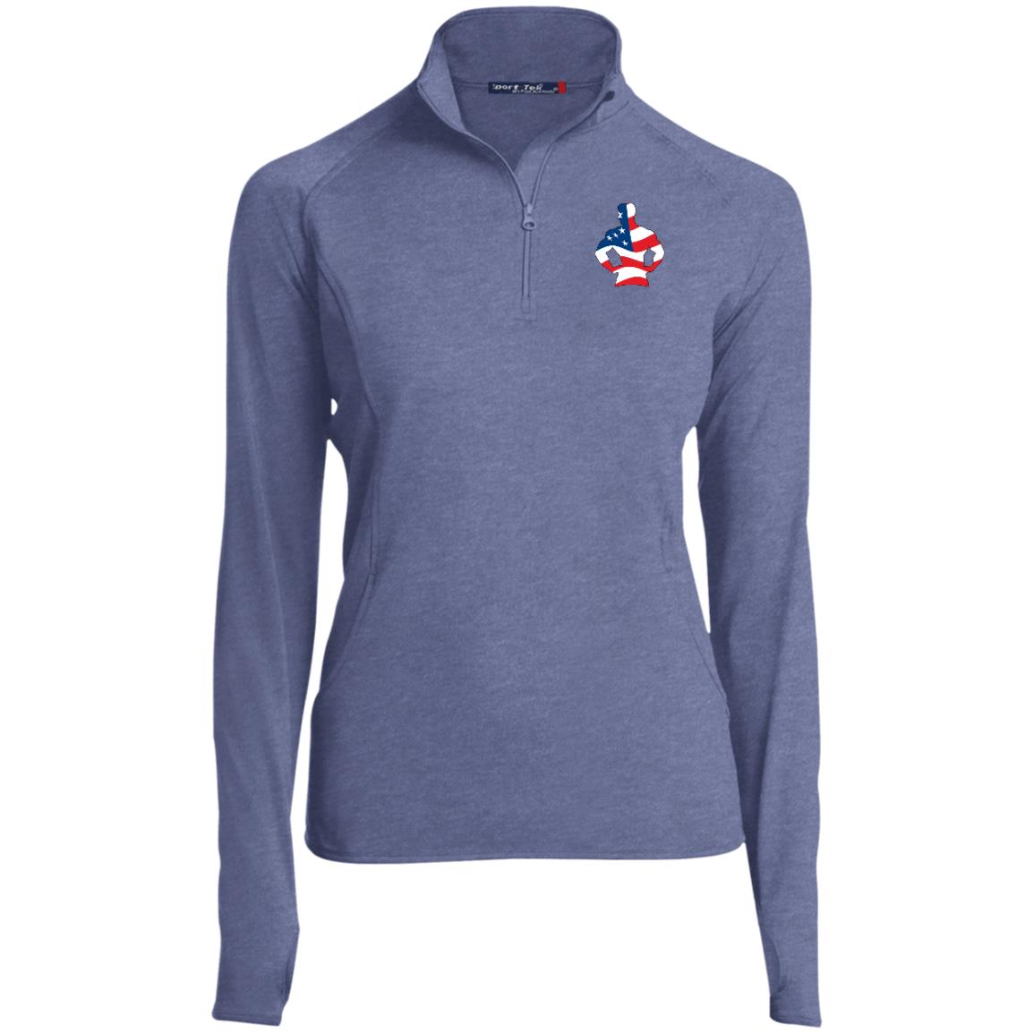 Ladies 1/2 Zip Americana Pullover