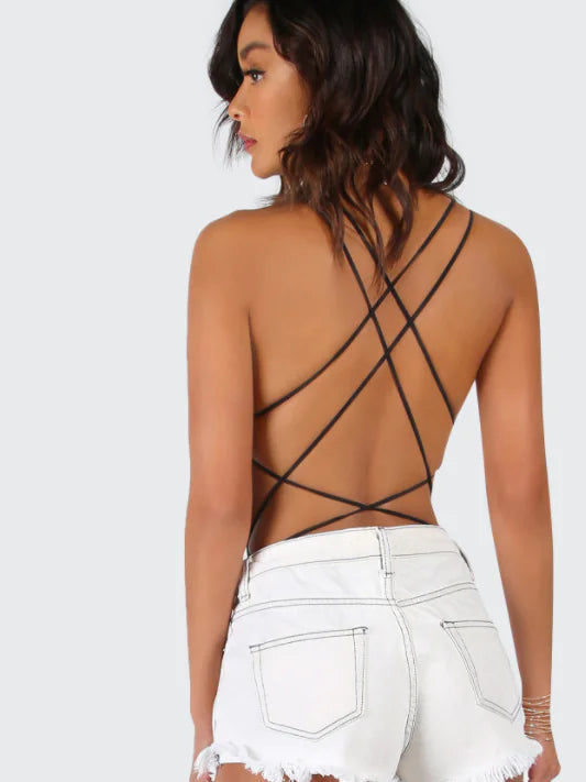 Elegant Backless One Piece
